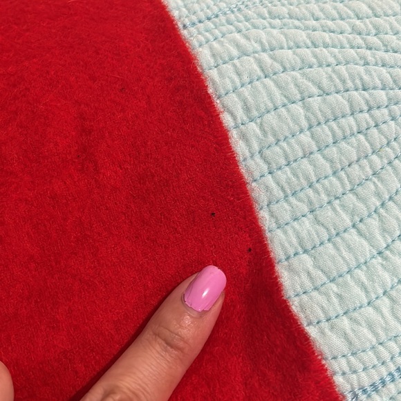 cashmere / wool red scarf - Picture 8 of 8